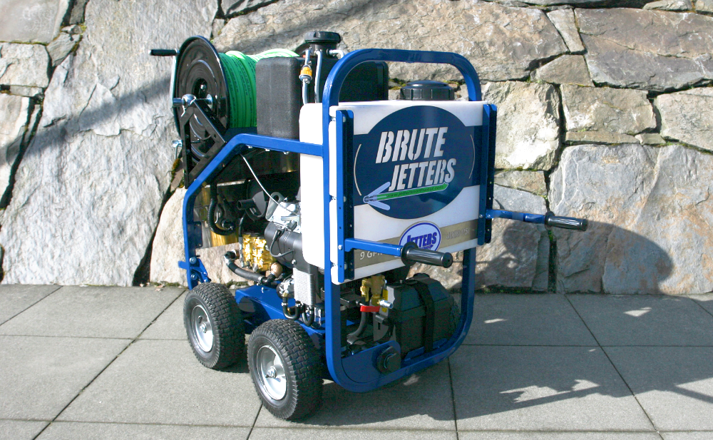 Brute Jetters hydrojetting machine used by First Chicago Plumbing
