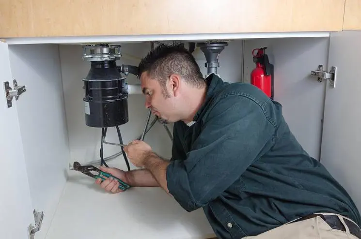 garbage disposal installed