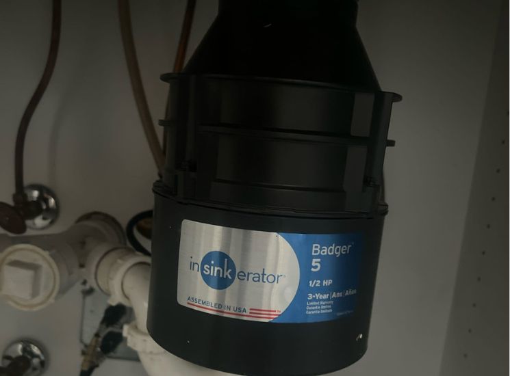 garbage disposal installation