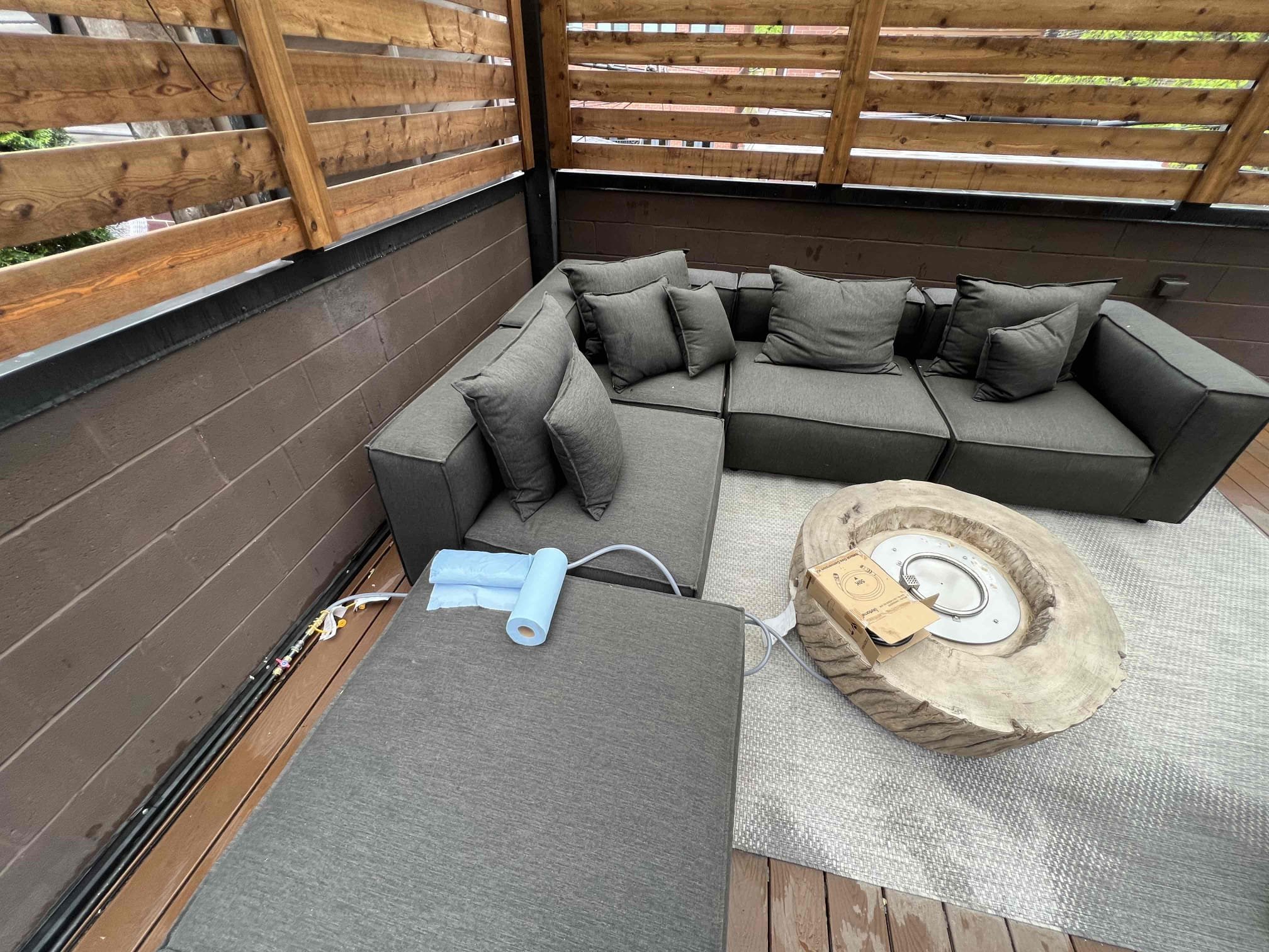 gas pipe installation